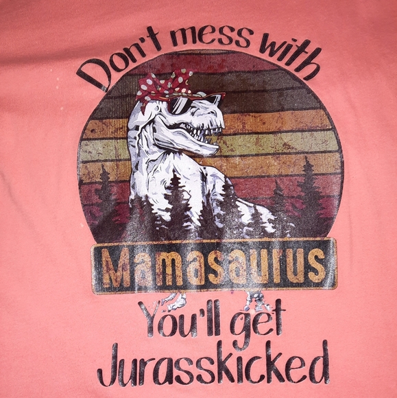 MAMASAURUS GRAPHIC PRINT SHORT-SLEEVE T-SHIRT | LARGE - Picture 3 of 3